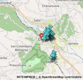 Mappa Via Bosdonio, 10082 Cuorgnè TO, Italia (0.92056)