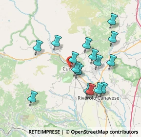 Mappa Via Bosdonio, 10082 Cuorgnè TO, Italia (6.80688)