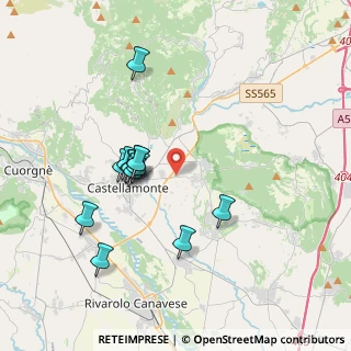 Mappa Strada per Castellamonte, 10010 Bairo , 10010 Bairo (3.35)