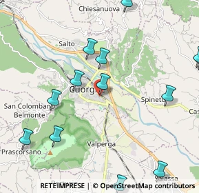 Mappa Via Giuseppe Verdi, 10082 Cuorgnè TO, Italia (2.71786)