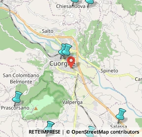 Mappa Via Giuseppe Verdi, 10082 Cuorgnè TO, Italia (3.32182)