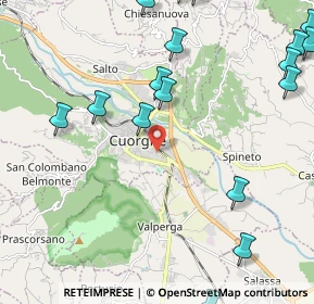 Mappa Via Giuseppe Verdi, 10082 Cuorgnè TO, Italia (3.142)