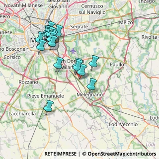 Mappa Via N .V. Gogol, 20098 San Giuliano Milanese MI, Italia (8.0705)