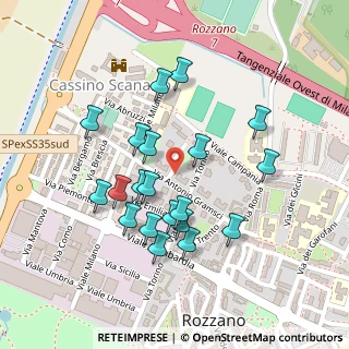 Mappa Via Novara, 20089 Rozzano MI, Italia (0.2145)