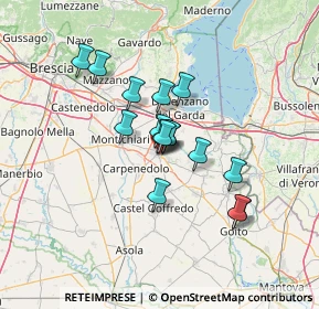 Mappa Vicolo Ferretti, 46043 Castiglione delle Stiviere MN, Italia (9.71625)