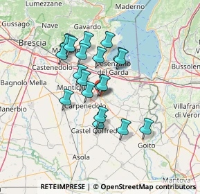 Mappa Vicolo Ferretti, 46043 Castiglione delle Stiviere MN, Italia (11.1145)