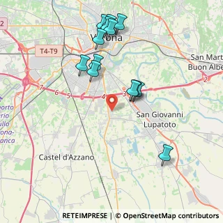 Mappa Via Domenico Turazza, 37135 Verona VR, Italia (4.12538)