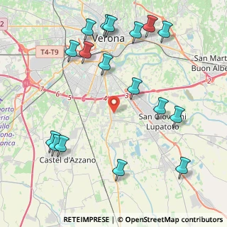 Mappa Via Domenico Turazza, 37135 Verona VR, Italia (5.09706)