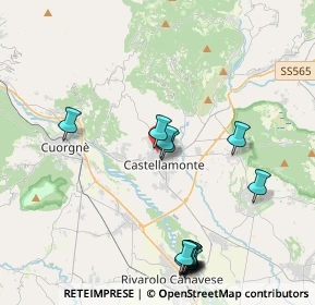Mappa Via Vincenzo Gioberti, 10081 Castellamonte TO, Italia (4.61571)