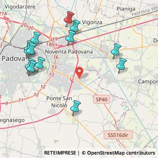 Mappa Via XX Settembre, 35020 Saonara PD, Italia (5.16714)
