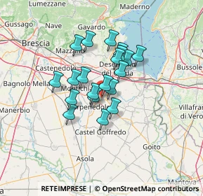 Mappa Via L. Cagnola, 46043 Castiglione delle Stiviere MN, Italia (9.538)