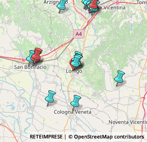 Mappa Via Nazario Sauro, 36045 Lonigo VI, Italia (8.9375)