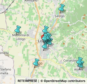 Mappa Via Nazario Sauro, 36045 Lonigo VI, Italia (1.55417)