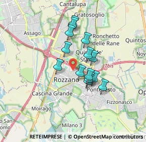 Mappa 20089 Rozzano MI, Italia (1.26643)