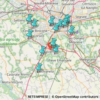 Mappa 20089 Rozzano MI, Italia (7.43929)