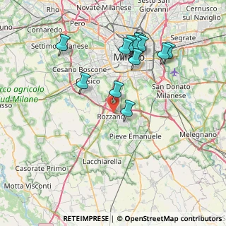 Mappa 20089 Rozzano MI, Italia (7.87154)