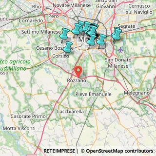 Mappa 20089 Rozzano MI, Italia (8.6485)