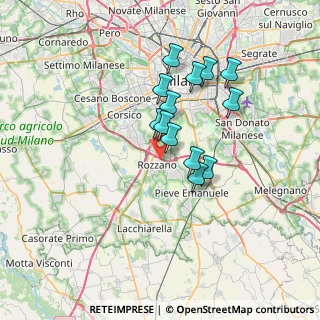 Mappa 20089 Rozzano MI, Italia (5.62692)