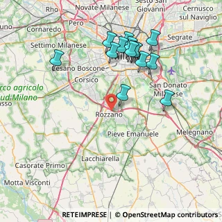 Mappa 20089 Rozzano MI, Italia (7.99786)
