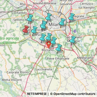Mappa 20089 Rozzano MI, Italia (6.85769)