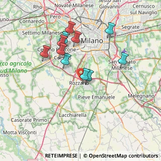 Mappa 20089 Rozzano MI, Italia (6.75182)