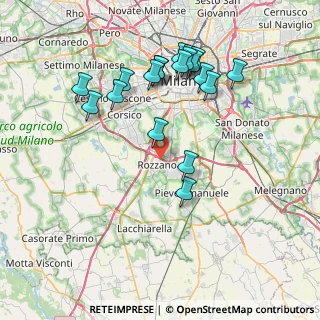 Mappa 20089 Rozzano MI, Italia (7.88053)