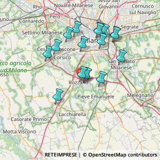 Mappa 20089 Rozzano MI, Italia (7.13176)
