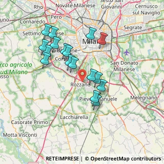 Mappa 20089 Rozzano MI, Italia (6.73765)
