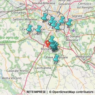 Mappa 20089 Rozzano MI, Italia (5.74375)