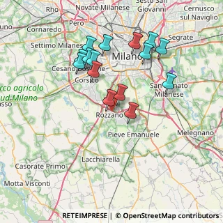 Mappa 20089 Rozzano MI, Italia (7.086)
