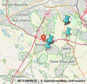 Mappa 20089 Rozzano MI, Italia (6.5005)