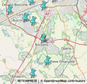 Mappa 20089 Rozzano MI, Italia (7.195)