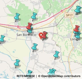 Mappa Via Casalveghe, 37047 San Bonifacio VR, Italia (5.4155)