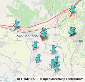 Mappa Via Casalveghe, 37047 San Bonifacio VR, Italia (4.23846)