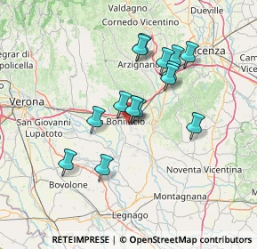 Mappa Via Casalveghe, 37047 San Bonifacio VR, Italia (12.01857)