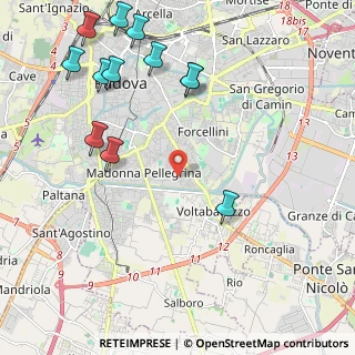 Mappa Via Giuseppe Barbieri, 35126 Padova PD, Italia (2.6475)