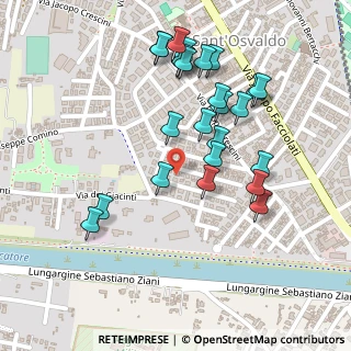 Mappa Via Giuseppe Barbieri, 35126 Padova PD, Italia (0.232)