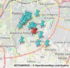 Mappa Via Navagero Andrea, 35126 Padova PD, Italia (1.3655)