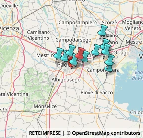 Mappa Via Navagero Andrea, 35126 Padova PD, Italia (9.70308)