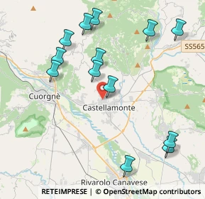 Mappa Strada San Bernardo, 10081 Castellamonte TO, Italia (4.52538)