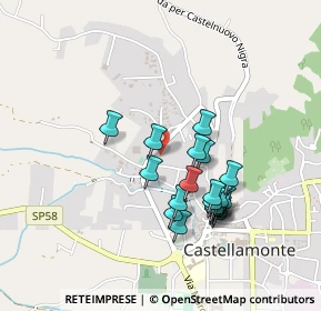 Mappa Strada San Bernardo, 10081 Castellamonte TO, Italia (0.4045)