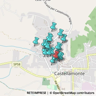 Mappa Strada San Bernardo, 10081 Castellamonte TO, Italia (0.25)