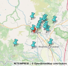 Mappa Via Galimberti, 10082 Cuorgnè TO, Italia (5.86929)