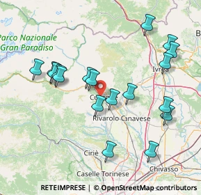 Mappa Via Galimberti, 10082 Cuorgnè TO, Italia (16.00222)