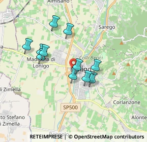 Mappa Via Papa Giovanni Paolo II, 36045 Lonigo VI, Italia (1.50091)