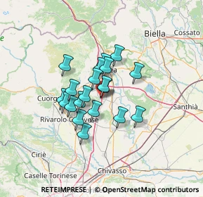 Mappa Via Romano, 10010 Scarmagno TO, Italia (9.0885)