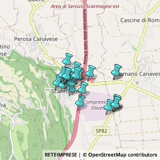 Mappa Via Romano, 10010 Scarmagno TO, Italia (0.62)
