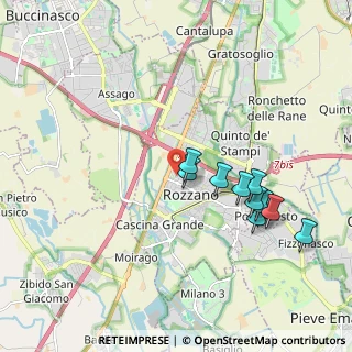 Mappa Via Brescia, 20089 Rozzano MI, Italia (1.86273)