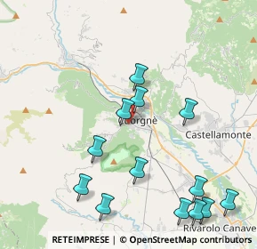 Mappa Località Costosa, 10082 Cuorgnè TO, Italia (4.69231)