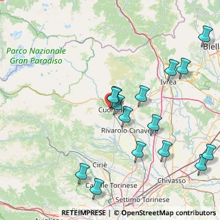 Mappa Località Costosa, 10082 Cuorgnè TO, Italia (18.46333)